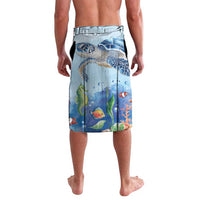 Personalized Cayman Islands 345 Lavalava Watercolor Turtle - Wonder Print Shop