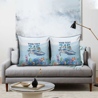 Personalized Cayman Islands 345 Pillow Cover Watercolor Turtle - Wonder Print Shop