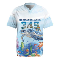 Personalized Cayman Islands 345 Rugby Jersey Watercolor Turtle - Wonder Print Shop