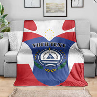 Personalized Cape Verde Coat Of Arms Blanket Sport Style