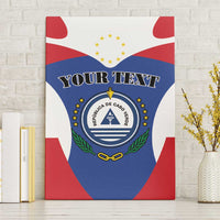 Personalized Cape Verde Coat Of Arms Canvas Wall Art Sport Style - Wonder Print Shop