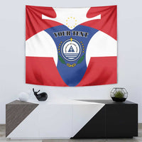 Personalized Cape Verde Coat Of Arms Tapestry Sport Style - Wonder Print Shop