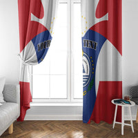 Personalized Cape Verde Coat Of Arms Window Curtain Sport Style - Wonder Print Shop