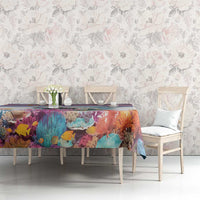 Cape Verde Manatee Tablecloth Coral Reef With Flag Style - Wonder Print Shop