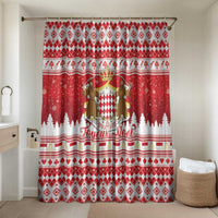 Monaco Christmas Bathroom Set Joyeux Noel Coat Of Arms - Wonder Print Shop
