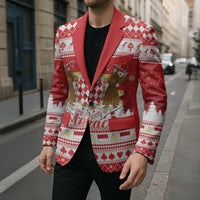 Monaco Christmas Blazer Joyeux Noel Coat Of Arms - Wonder Print Shop