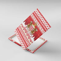 Monaco Christmas Canvas Wall Art Joyeux Noel Coat Of Arms - Wonder Print Shop