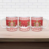 Monaco Christmas Ceramic Mug Joyeux Noel Coat Of Arms - Wonder Print Shop