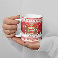 Monaco Christmas Ceramic Mug Joyeux Noel Coat Of Arms - Wonder Print Shop