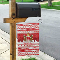 Monaco Christmas Garden Flag Joyeux Noel Coat Of Arms - Wonder Print Shop