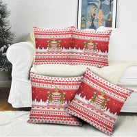 Monaco Christmas Pillow Cover Joyeux Noel Coat Of Arms - Wonder Print Shop