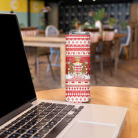 Monaco Christmas Skinny Tumbler Joyeux Noel Coat Of Arms - Wonder Print Shop