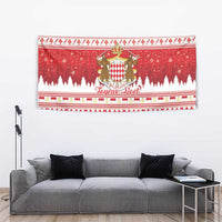 Monaco Christmas Tapestry Joyeux Noel Coat Of Arms - Wonder Print Shop