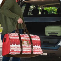 Monaco Christmas Travel Bag Joyeux Noel Coat Of Arms - Wonder Print Shop