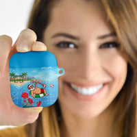 Monaco Christmas AirPods Case Swimming Santa Claus - Wonder Print Shop