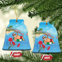 Monaco Christmas Ceramic Ornament Swimming Santa Claus - Wonder Print Shop