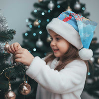 Monaco Christmas Santa Hat Swimming Santa Claus - Wonder Print Shop