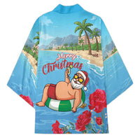 Monaco Christmas Kimono Swimming Santa Claus - Wonder Print Shop