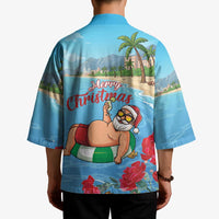 Monaco Christmas Kimono Swimming Santa Claus - Wonder Print Shop