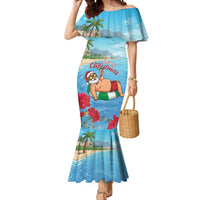 Monaco Christmas Mermaid Dress Swimming Santa Claus - Wonder Print Shop