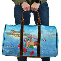 Monaco Christmas Travel Bag Swimming Santa Claus - Wonder Print Shop