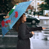 Monaco Christmas Umbrella Swimming Santa Claus - Wonder Print Shop