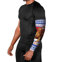 Armenia Christmas Arm Sleeves Santa Riding Lion - Wonder Print Shop