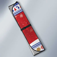 Armenia Christmas Auto Sun Shade Santa Riding Lion - Wonder Print Shop