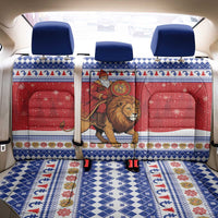 Armenia Christmas Back Car Seat Cover Santa Riding Lion - Wonder Print Shop