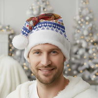 Armenia Christmas Santa Hat Santa Riding Lion - Wonder Print Shop