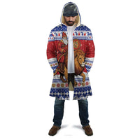 Armenia Christmas Cloak Santa Riding Lion - Wonder Print Shop