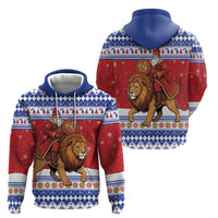 Armenia Christmas Hoodie Santa Riding Lion - Wonder Print Shop