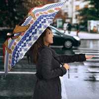 Armenia Christmas Umbrella Santa Riding Lion - Wonder Print Shop