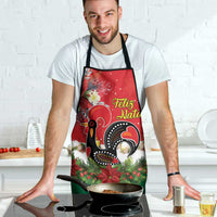Portugal Christmas Apron Rooster of Barcelos Christmas Lightning Art - Wonder Print Shop
