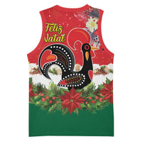 Portugal Christmas Basketball Jersey Rooster of Barcelos Christmas Lightning Art - Wonder Print Shop