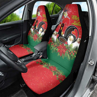 Portugal Christmas Car Seat Cover Rooster of Barcelos Christmas Lightning Art - Wonder Print Shop