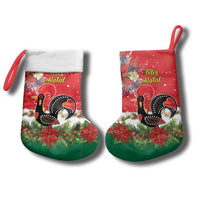 Portugal Christmas Stocking Rooster of Barcelos Christmas Lightning Art - Wonder Print Shop