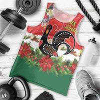 Portugal Christmas Men Tank Top Rooster of Barcelos Christmas Lightning Art - Wonder Print Shop