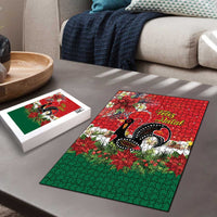 Portugal Christmas Puzzle Rooster of Barcelos Christmas Lightning Art - Wonder Print Shop