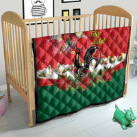 Portugal Christmas Quilt Rooster of Barcelos Christmas Lightning Art - Wonder Print Shop