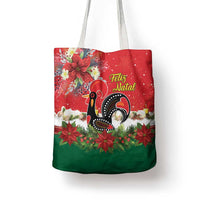 Portugal Christmas Tote Bag Rooster of Barcelos Christmas Lightning Art - Wonder Print Shop