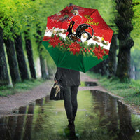 Portugal Christmas Umbrella Rooster of Barcelos Christmas Lightning Art - Wonder Print Shop