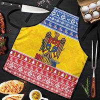 Moldova Christmas Apron Coat Of Arms Craciun fericit - Wonder Print Shop