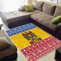 Moldova Christmas Area Rug Coat Of Arms Craciun fericit - Wonder Print Shop