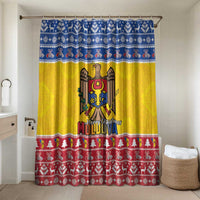 Moldova Christmas Bathroom Set Coat Of Arms Craciun fericit - Wonder Print Shop
