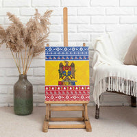 Moldova Christmas Canvas Wall Art Coat Of Arms Craciun fericit - Wonder Print Shop
