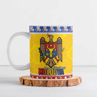 Moldova Christmas Ceramic Mug Coat Of Arms Craciun fericit - Wonder Print Shop