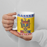 Moldova Christmas Ceramic Mug Coat Of Arms Craciun fericit - Wonder Print Shop