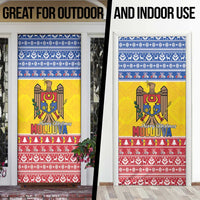 Moldova Christmas Door Cover Coat Of Arms Craciun fericit - Wonder Print Shop