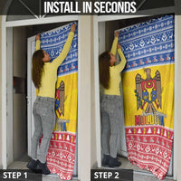 Moldova Christmas Door Cover Coat Of Arms Craciun fericit - Wonder Print Shop